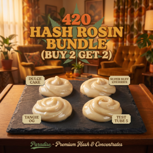 420 Promo: Hash Rosin - Buy 2 Get 2 Free - 2 Grams